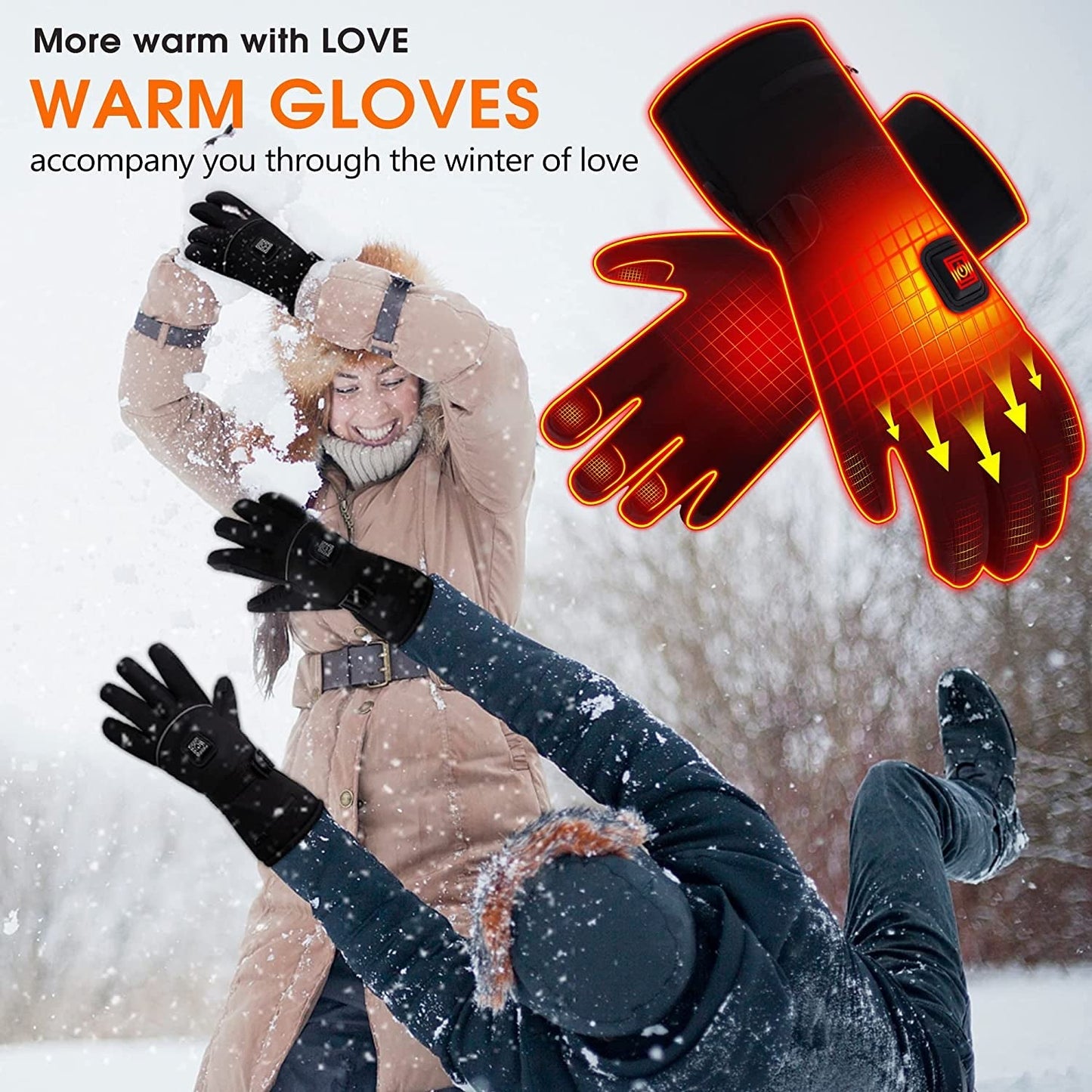 Heated gloves