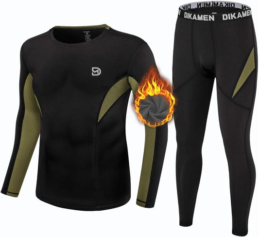 Men's Thermal Underwear Fleece Set